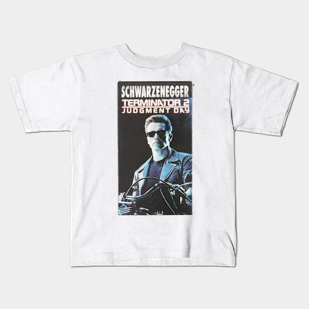 Terminator 2 VHS Kids T-Shirt by Ultimate Action Movie Club